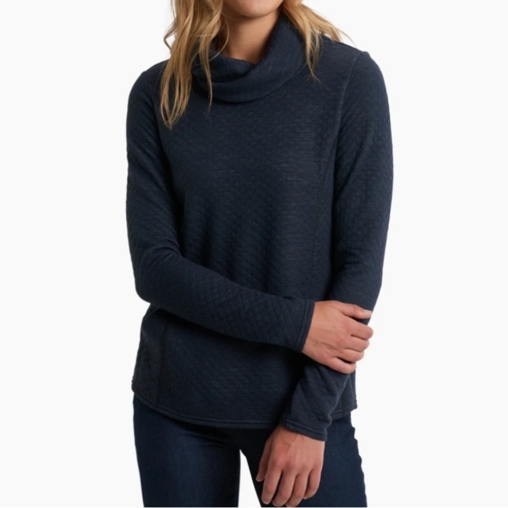 Kuhl Athena Pullover Women's Navy Sweater Medium NWT